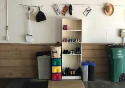 Organized Garage Shelves