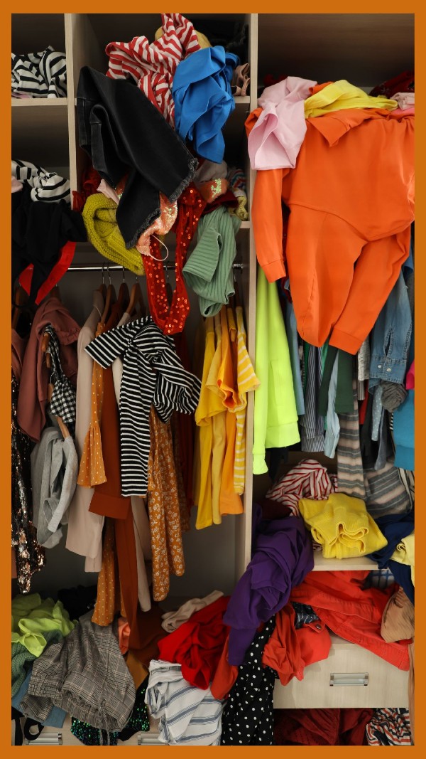 Messy Clothes Closet